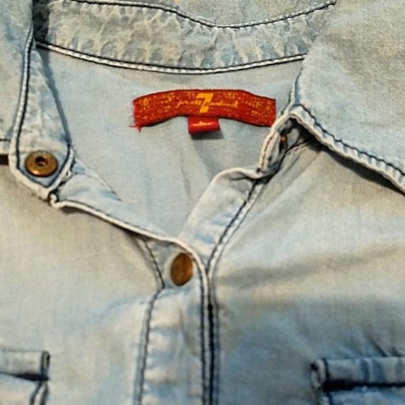 7FAM Denim Tencel Dress - Picture 2 of 4